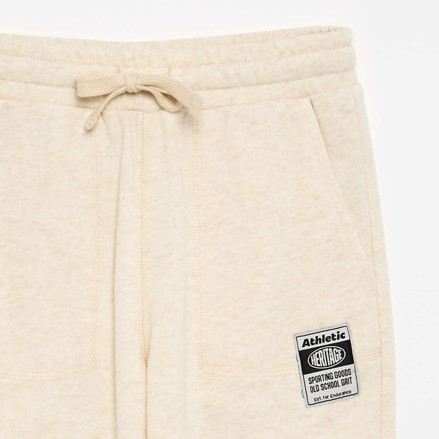 French Terry Sports Joggers BEIGE