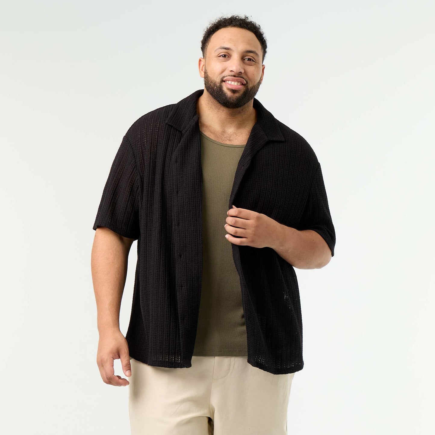 Short-sleeved shirt BLACK