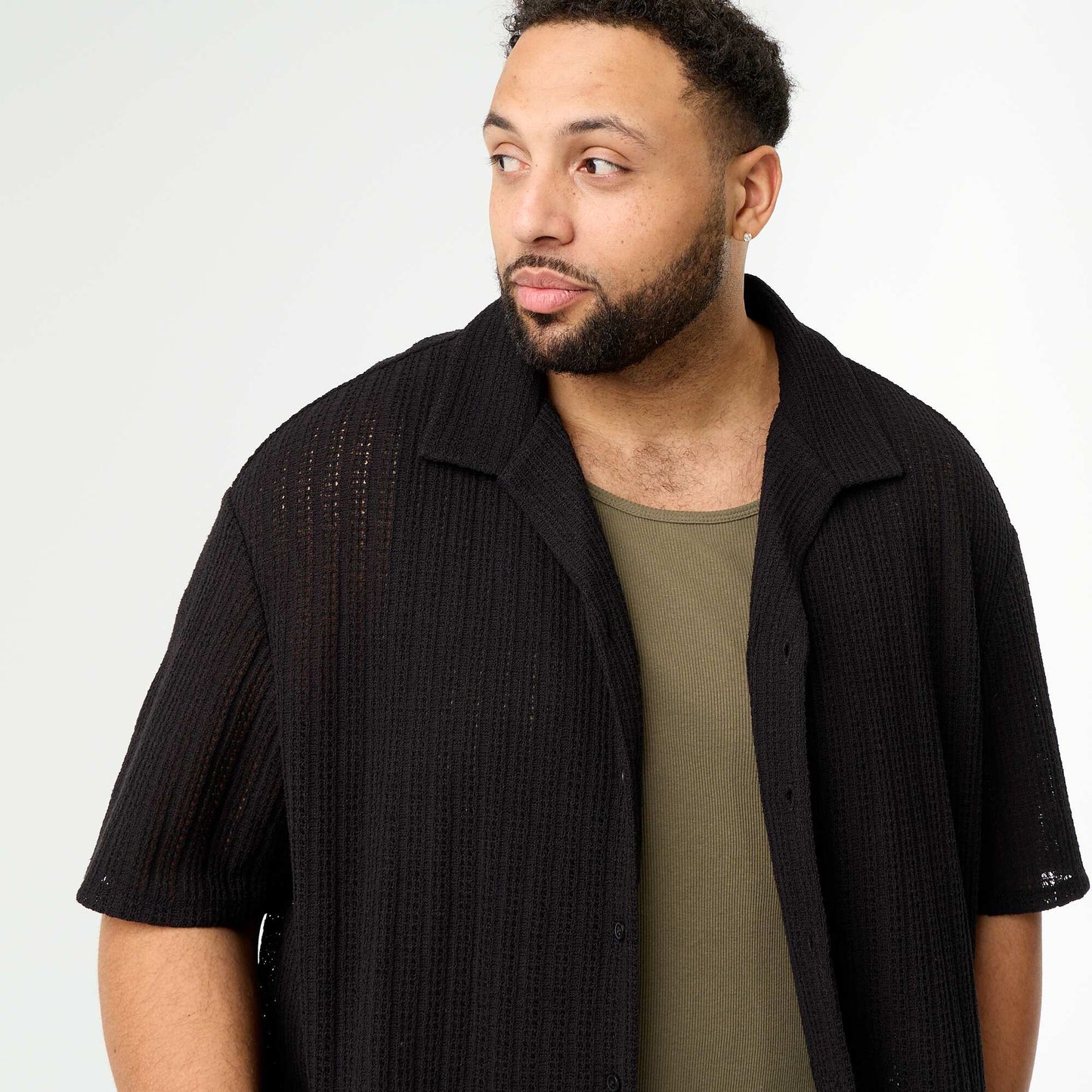 Short-sleeved shirt BLACK