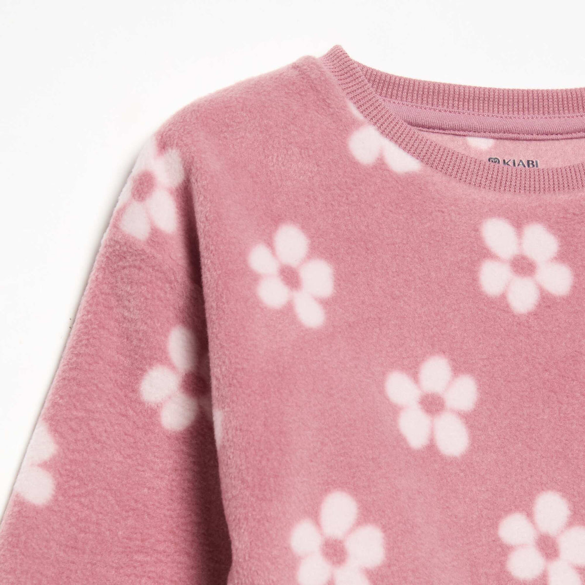 2-piece fleece pyjamas PINK