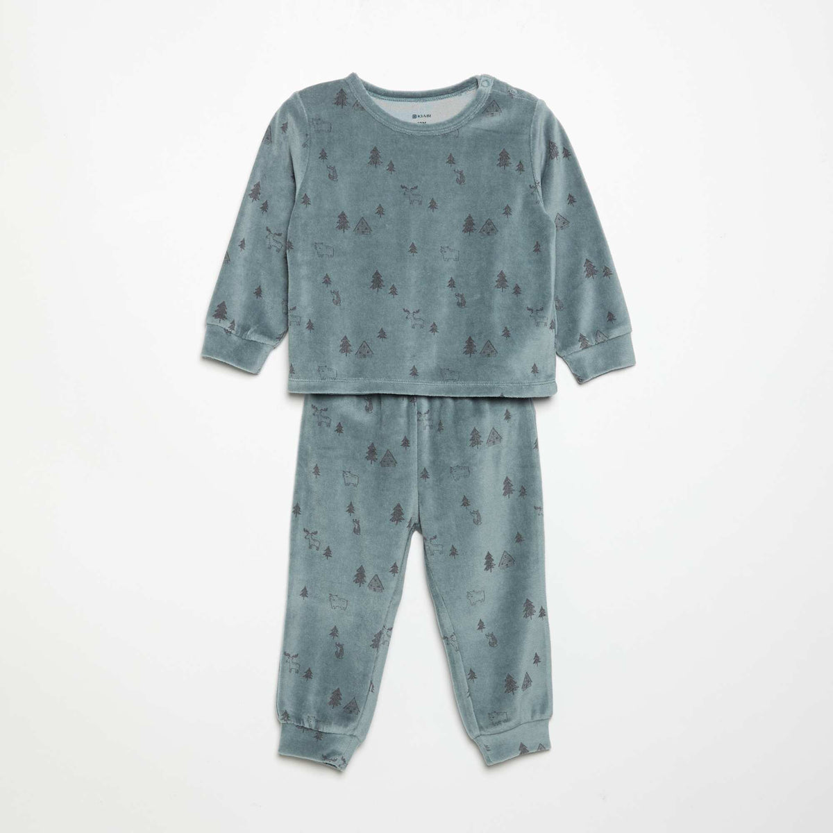 2-piece Pyjamas - Sweatshirt + Trousers BLUE