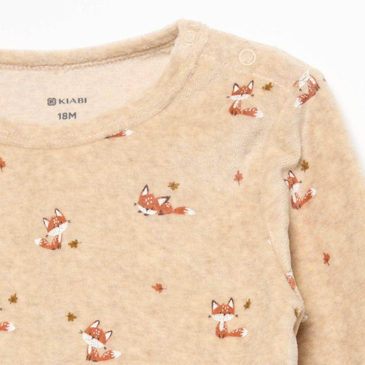 2-piece Pyjamas - Sweatshirt + Trousers BEIGE