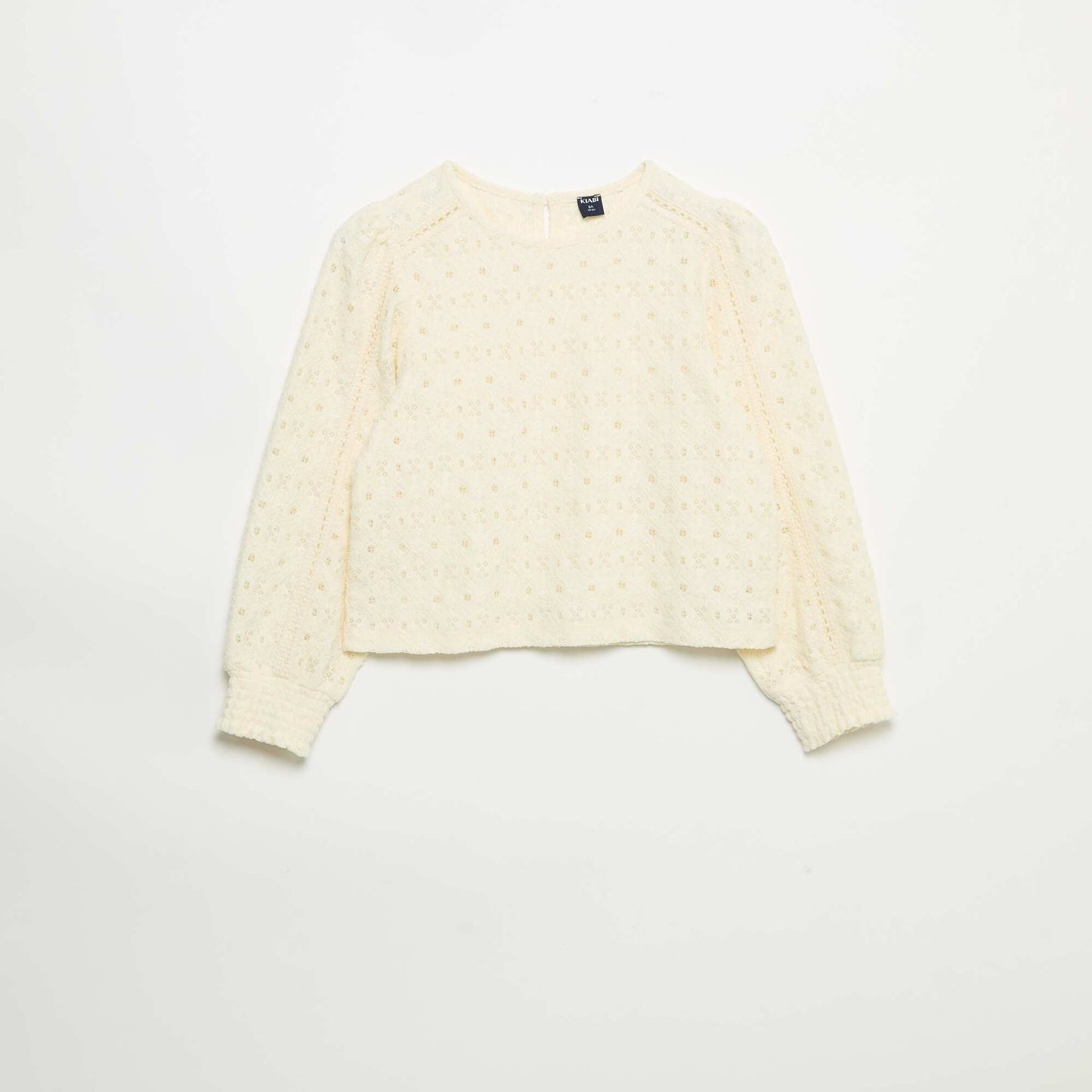 Open-knit sweater BEIGE