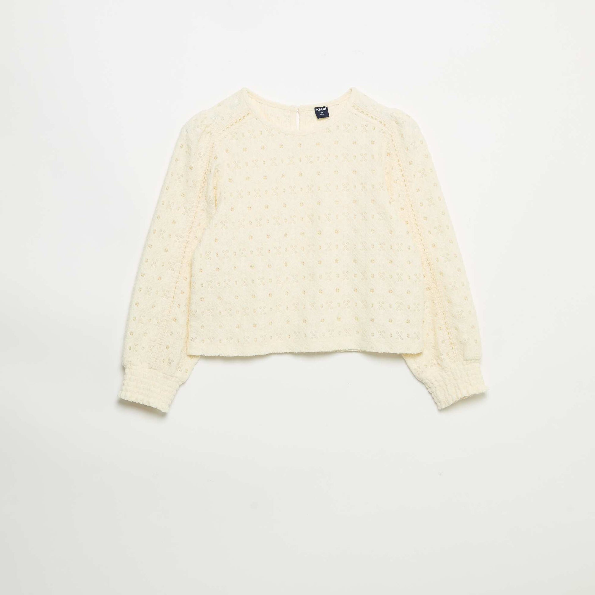 Open-knit sweater BEIGE