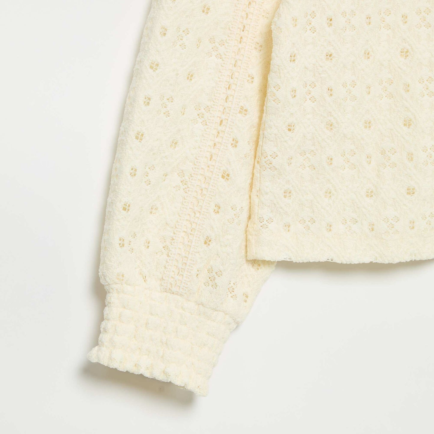 Open-knit sweater BEIGE