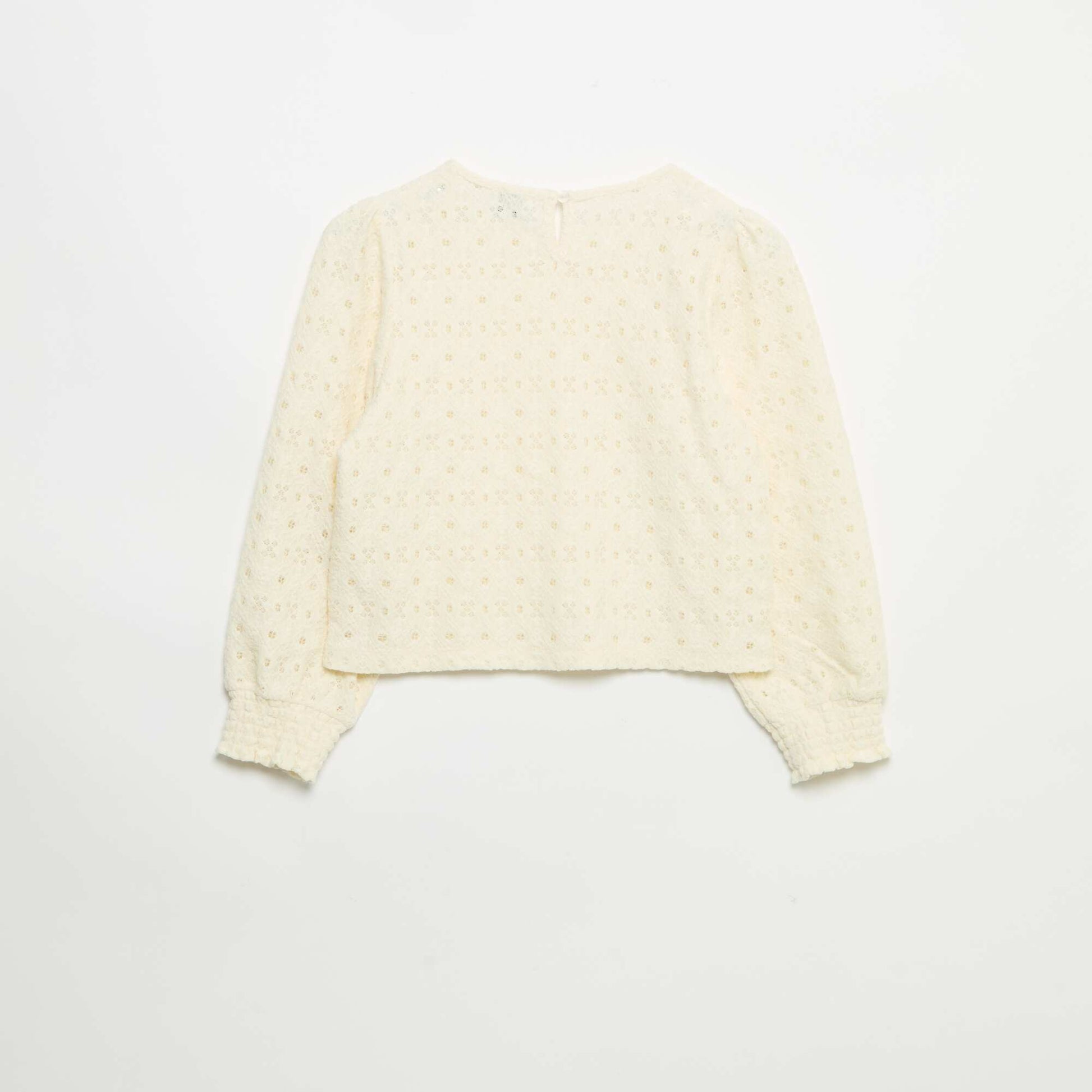 Open-knit sweater BEIGE