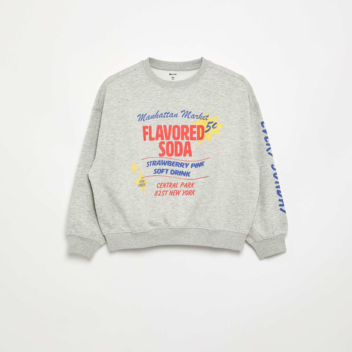 Loose-fit Printed Sweatshirt GREY