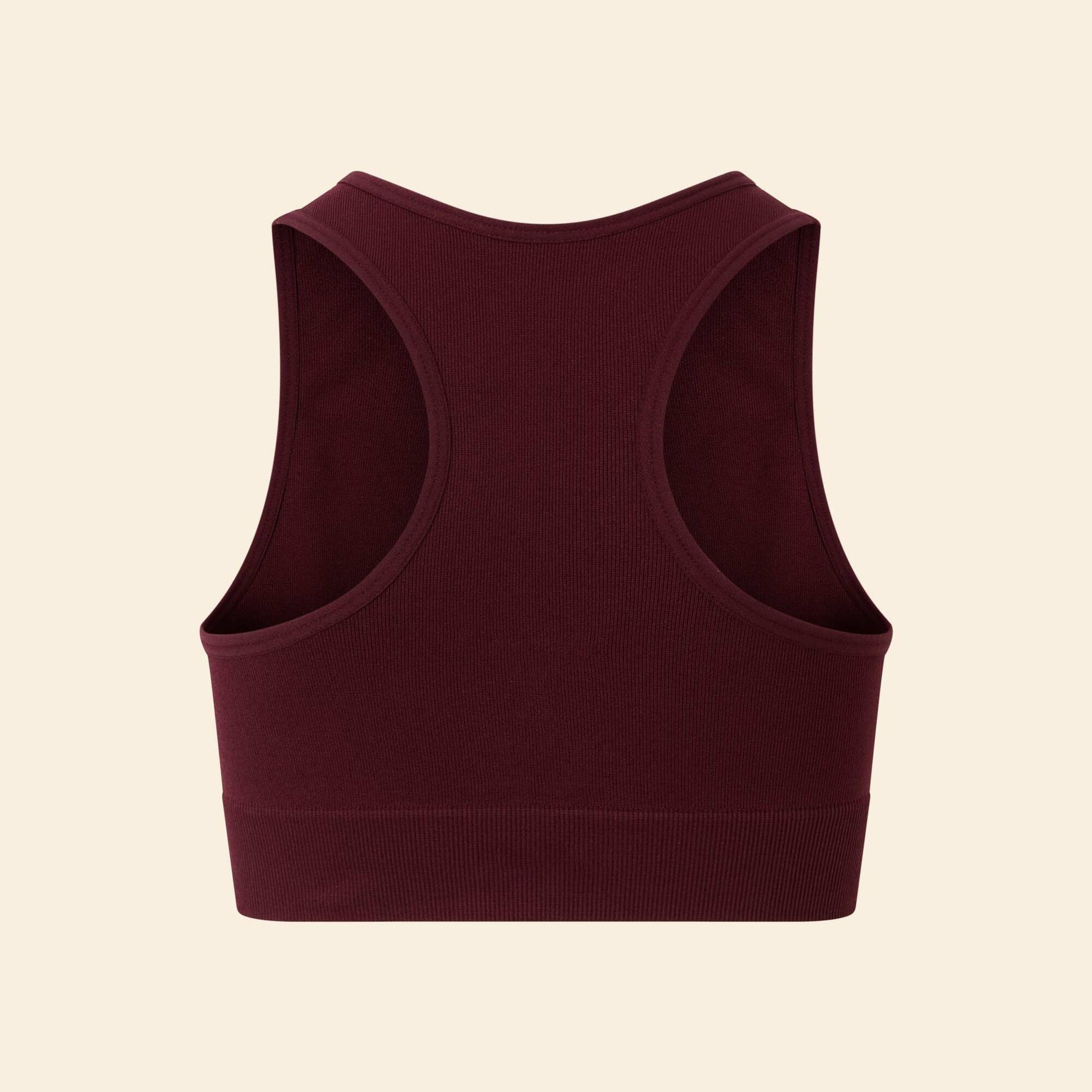 Seamless sports bra RED