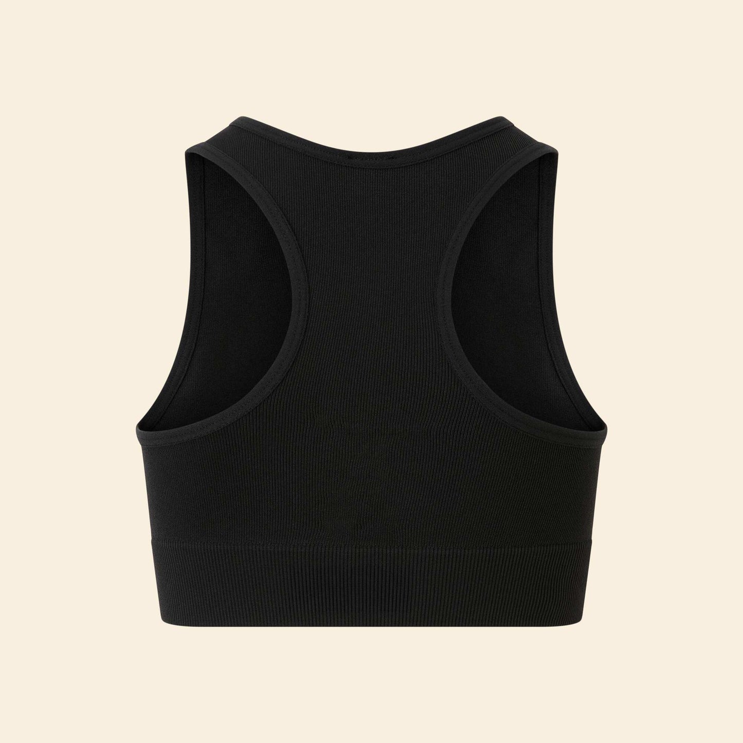 Seamless sports bra BLACK