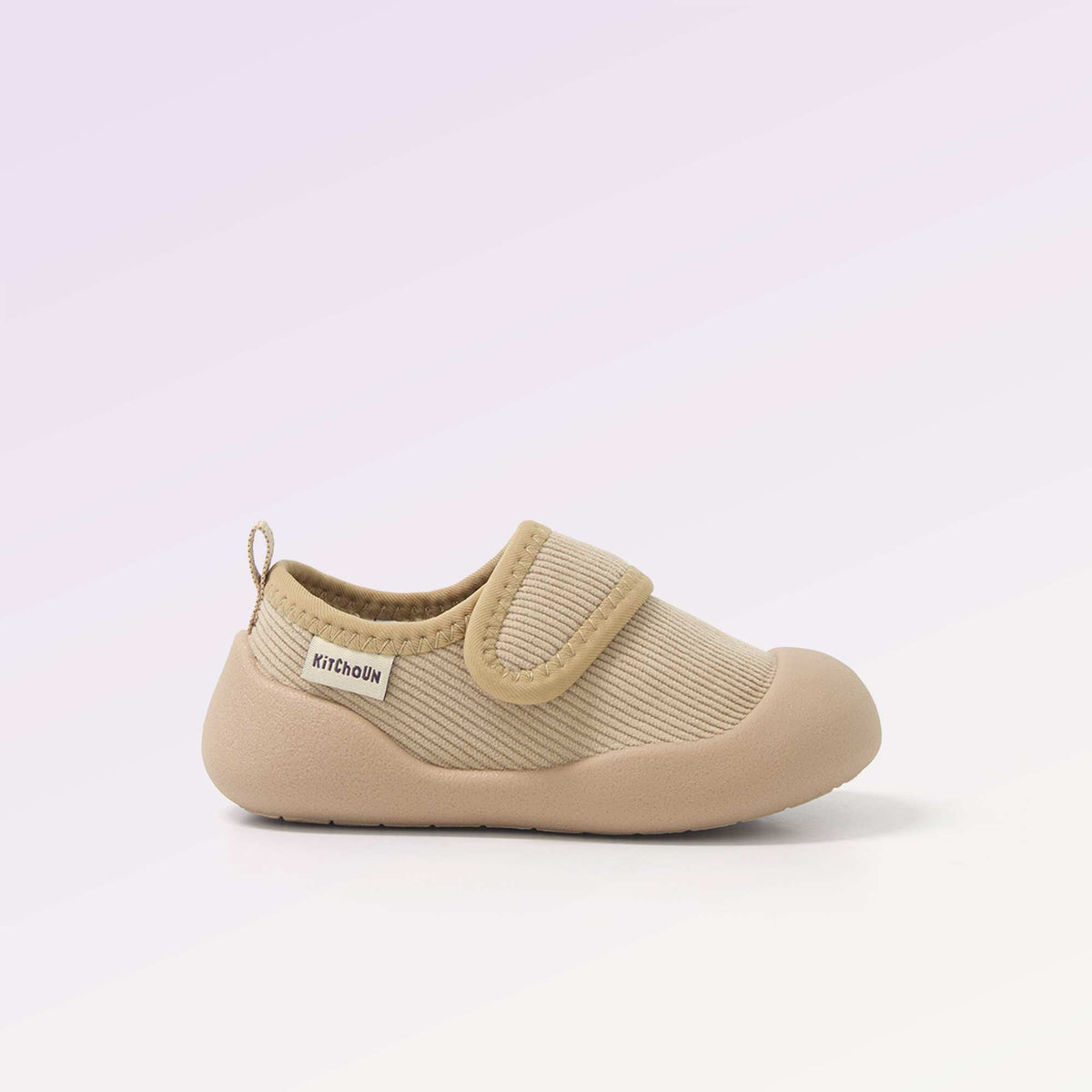 Soft low-top slippers - Motor skills 3: 'First steps' - Kitchoun BEIGE