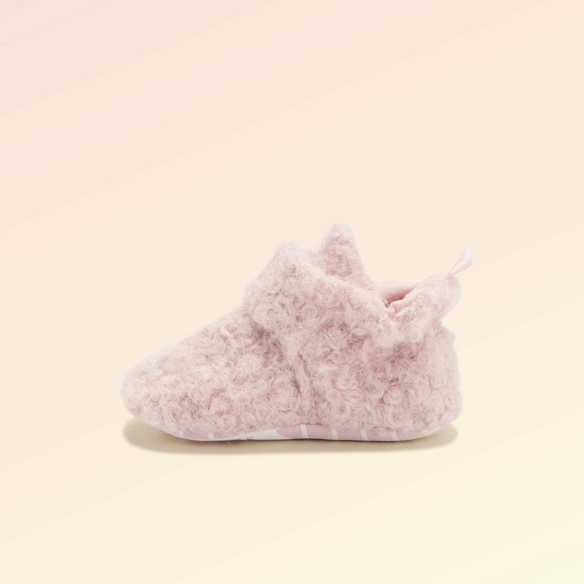 High-top sheepskin-effect slippers - 'Kitchoun' PINK