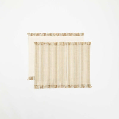 Set of 2 placemats BEIGE