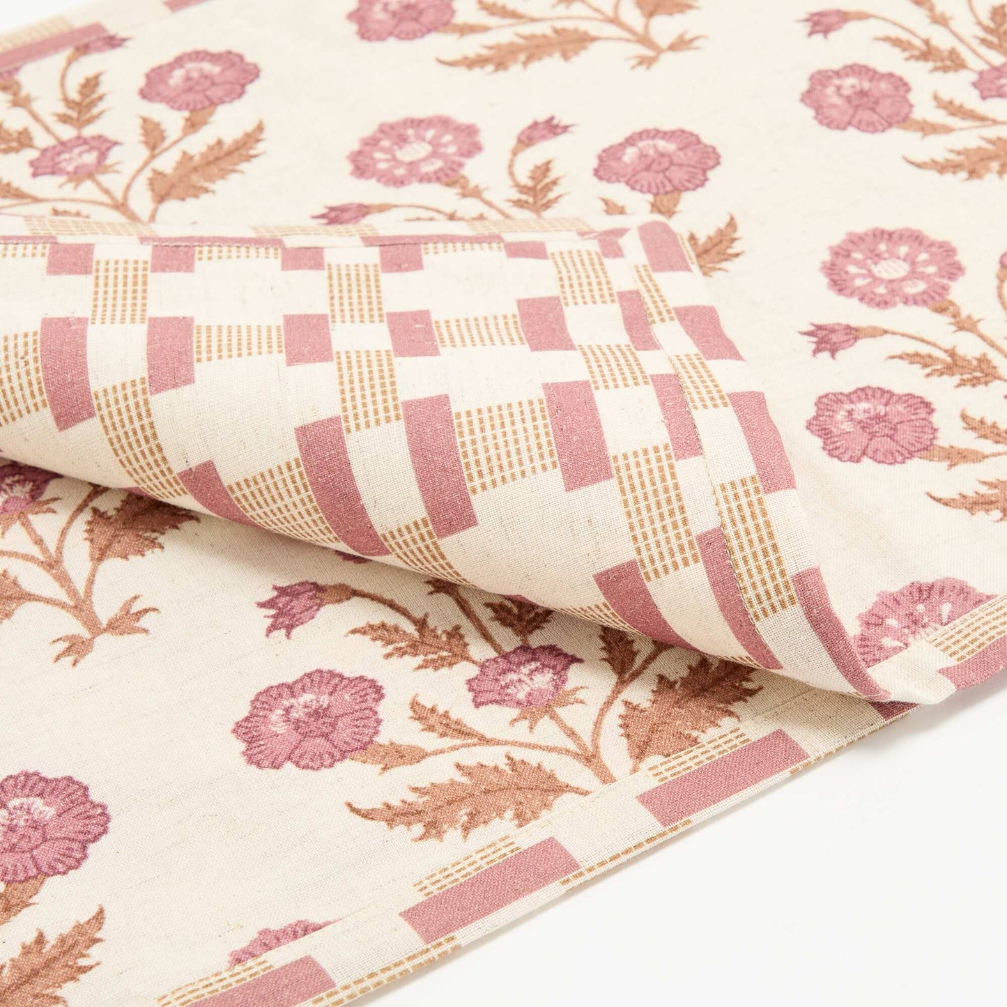 Set of 2 Printed Placemats PINK