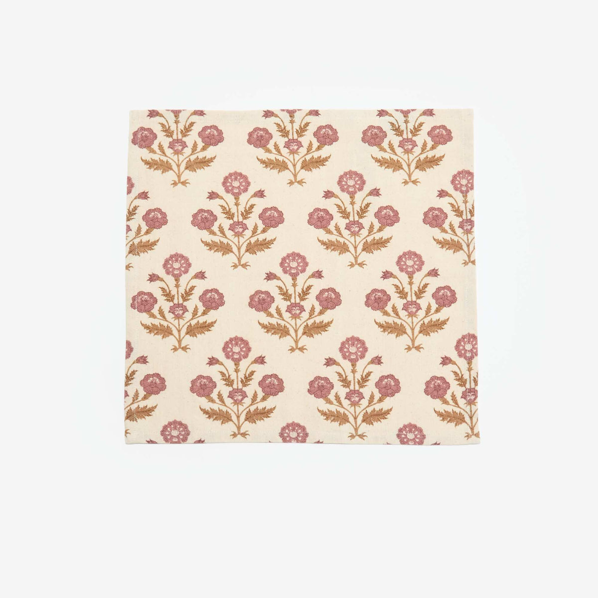 Set of 2 Plain 2-in-1 Placemats/Napkins 40 x 40 cm PINK