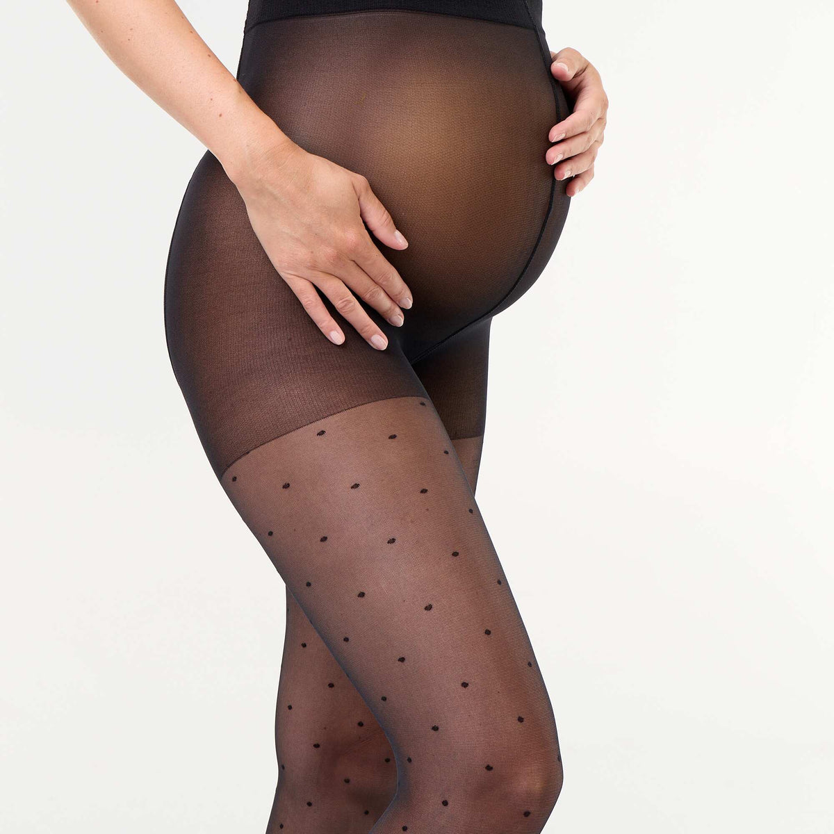 Lightweight Maternity Tights BLACK