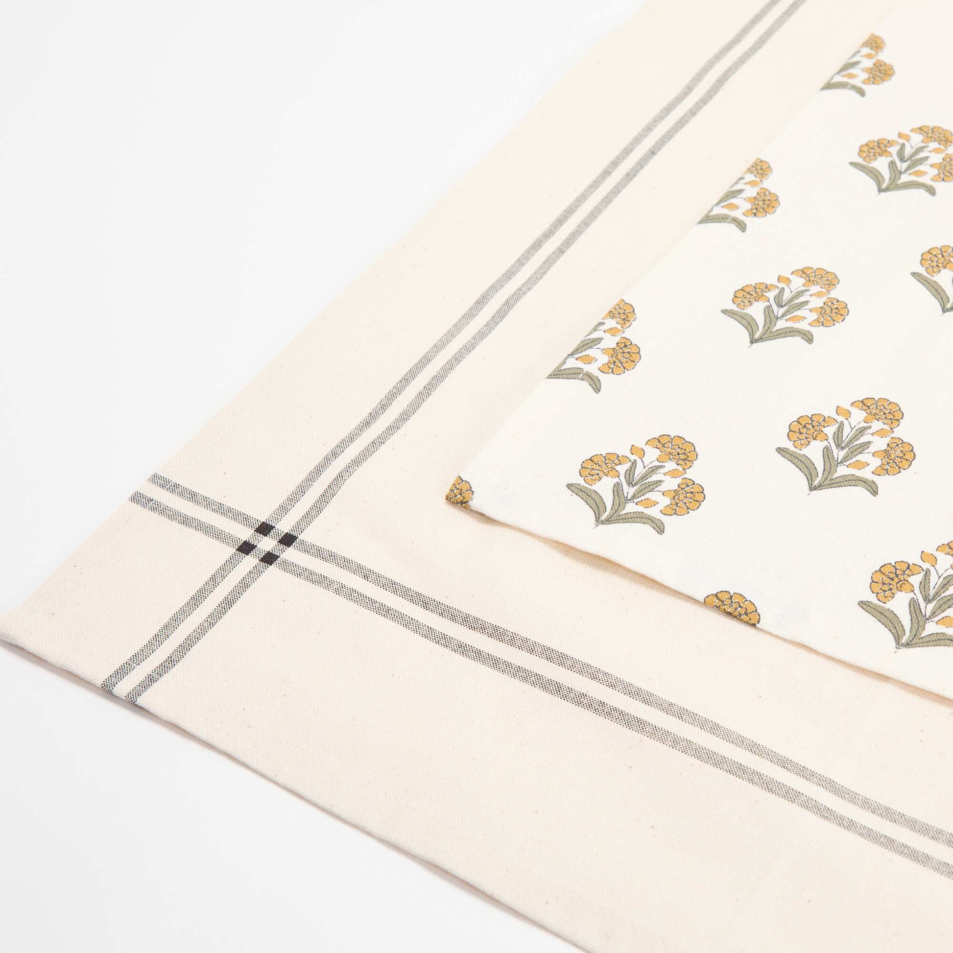 Set of 2 Tea Towels GREEN