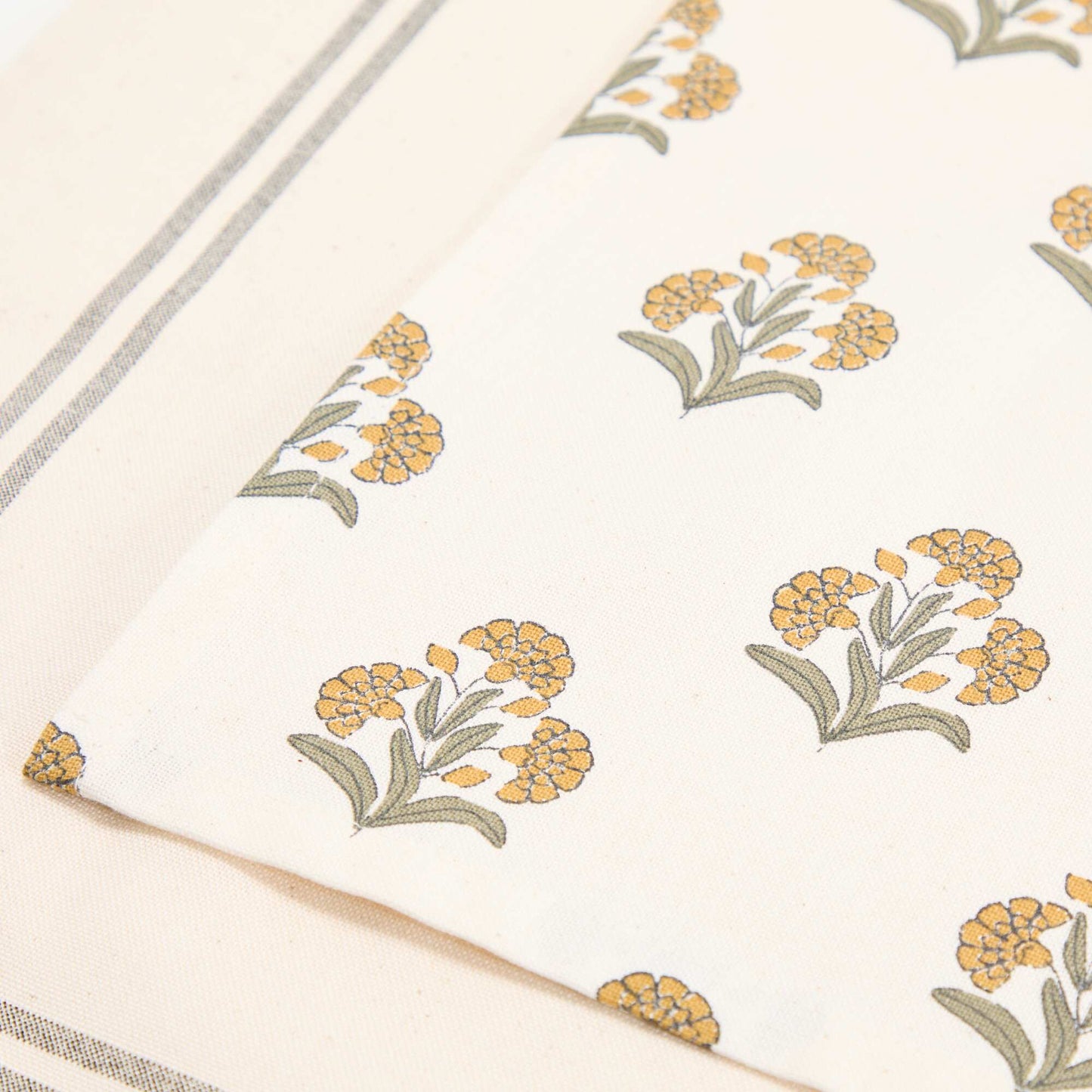 Set of 2 Tea Towels GREEN