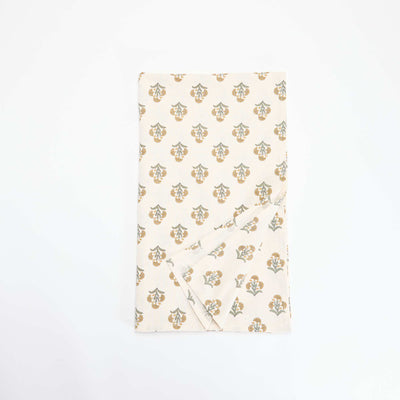 Floral print tablecloth GREEN