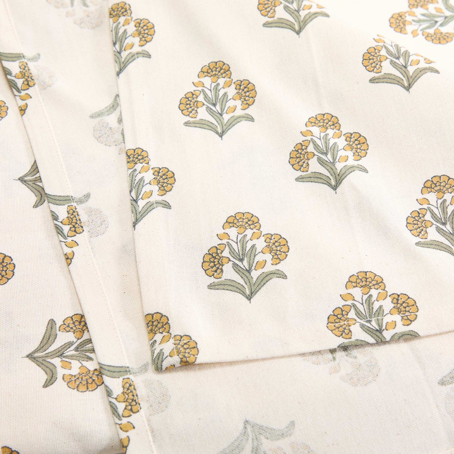 Floral print tablecloth GREEN