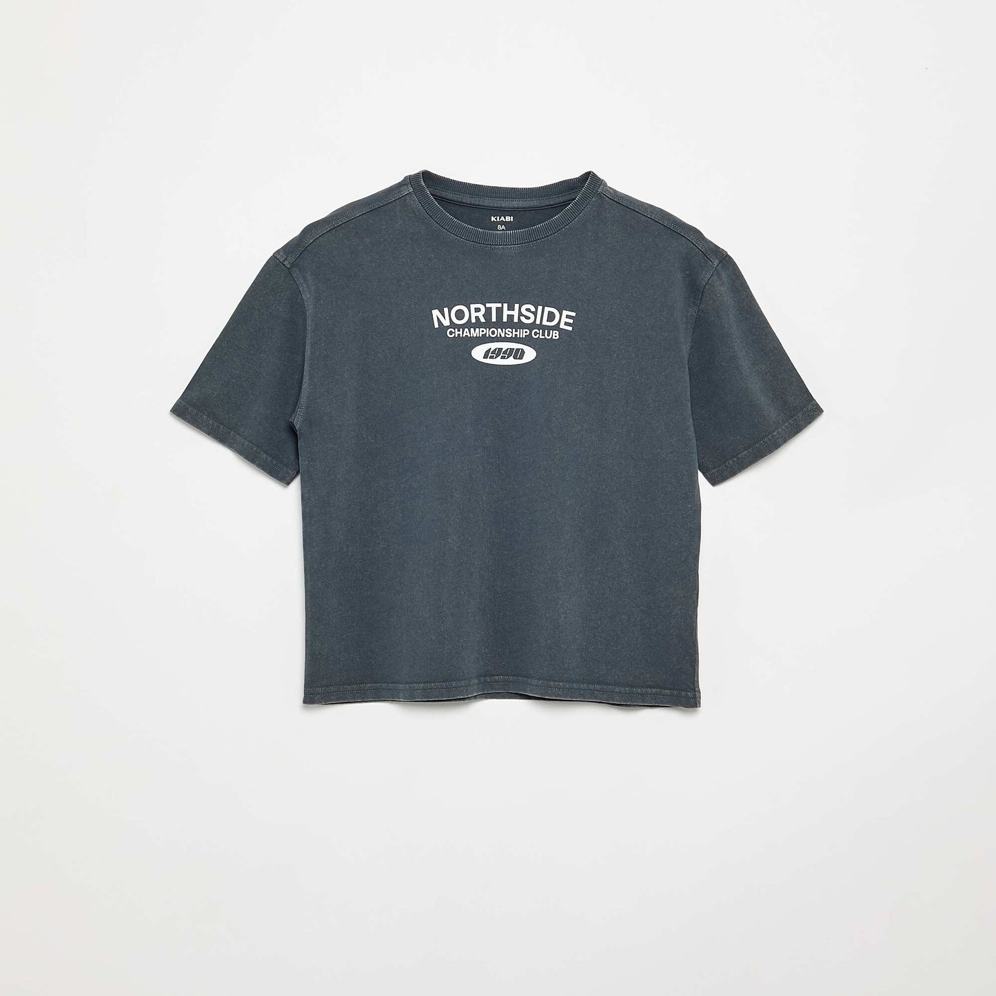 Printed Short-Sleeved T-shirt GREY