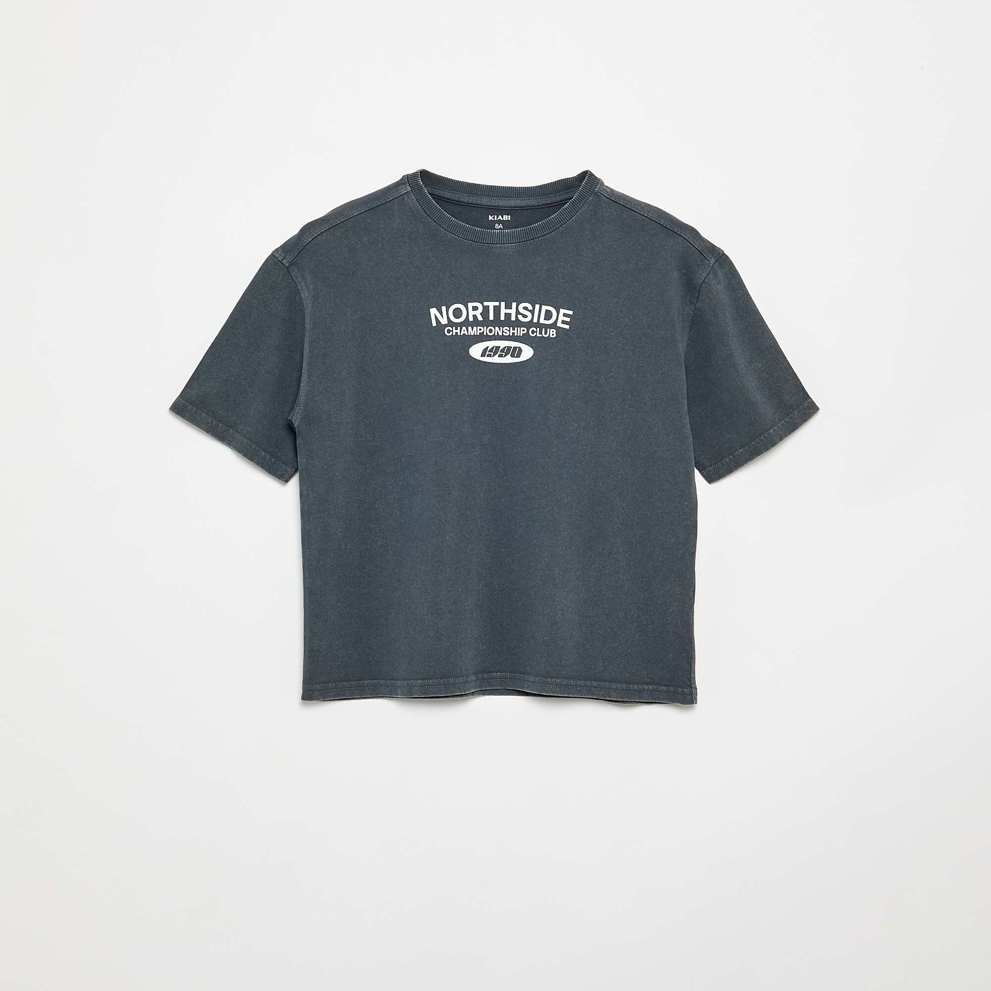 Printed Short-Sleeved T-shirt GREY