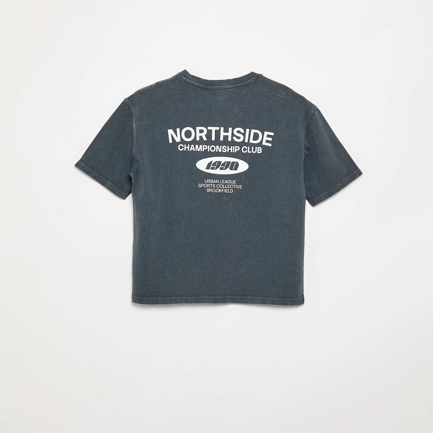 Printed Short-Sleeved T-shirt GREY