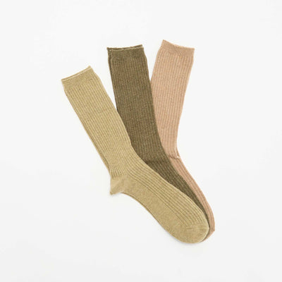 3-Pack of Warm Socks GREEN