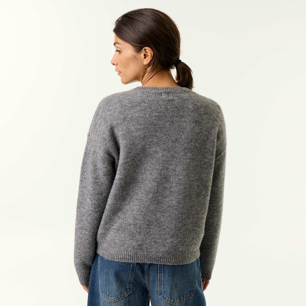 Chunky knit sweater GREY