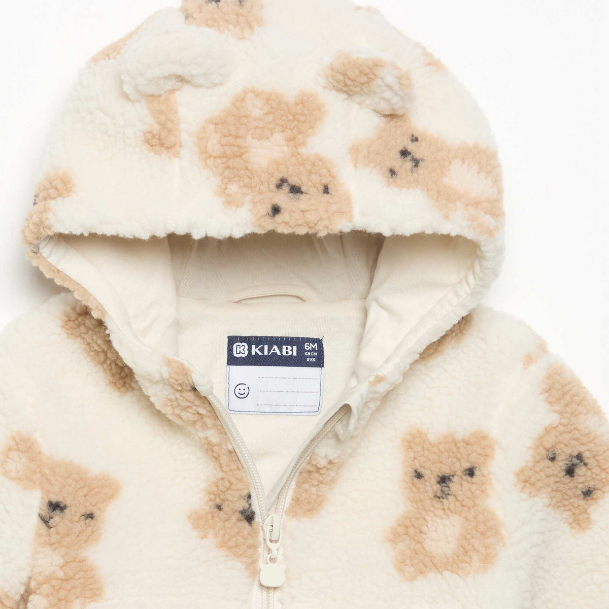 Shearling-look jacket BEIGE