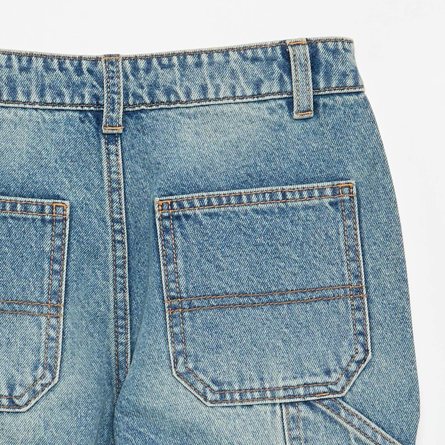 Wide-leg carpenter jeans BLUE
