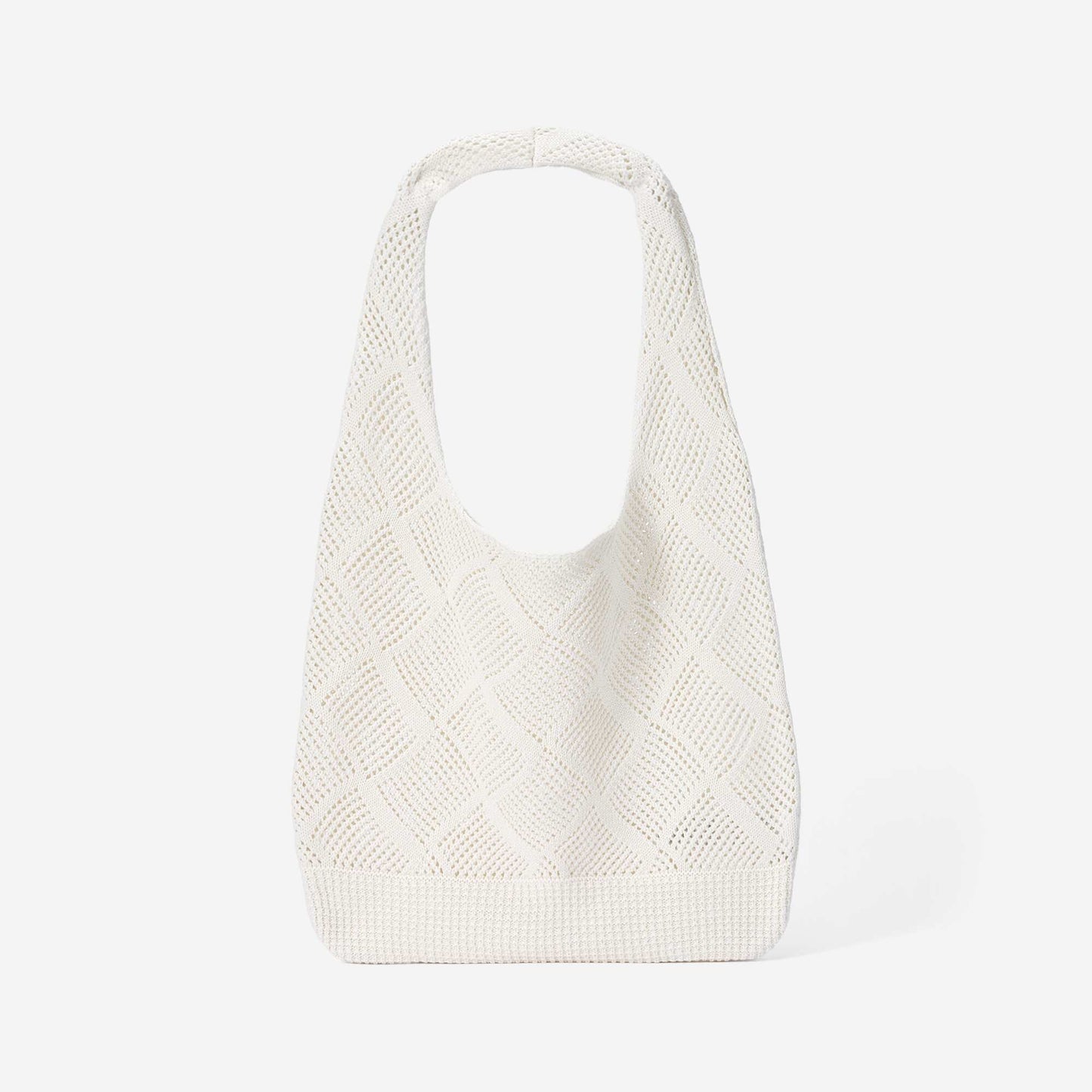 Openwork Mesh Bag BEIGE