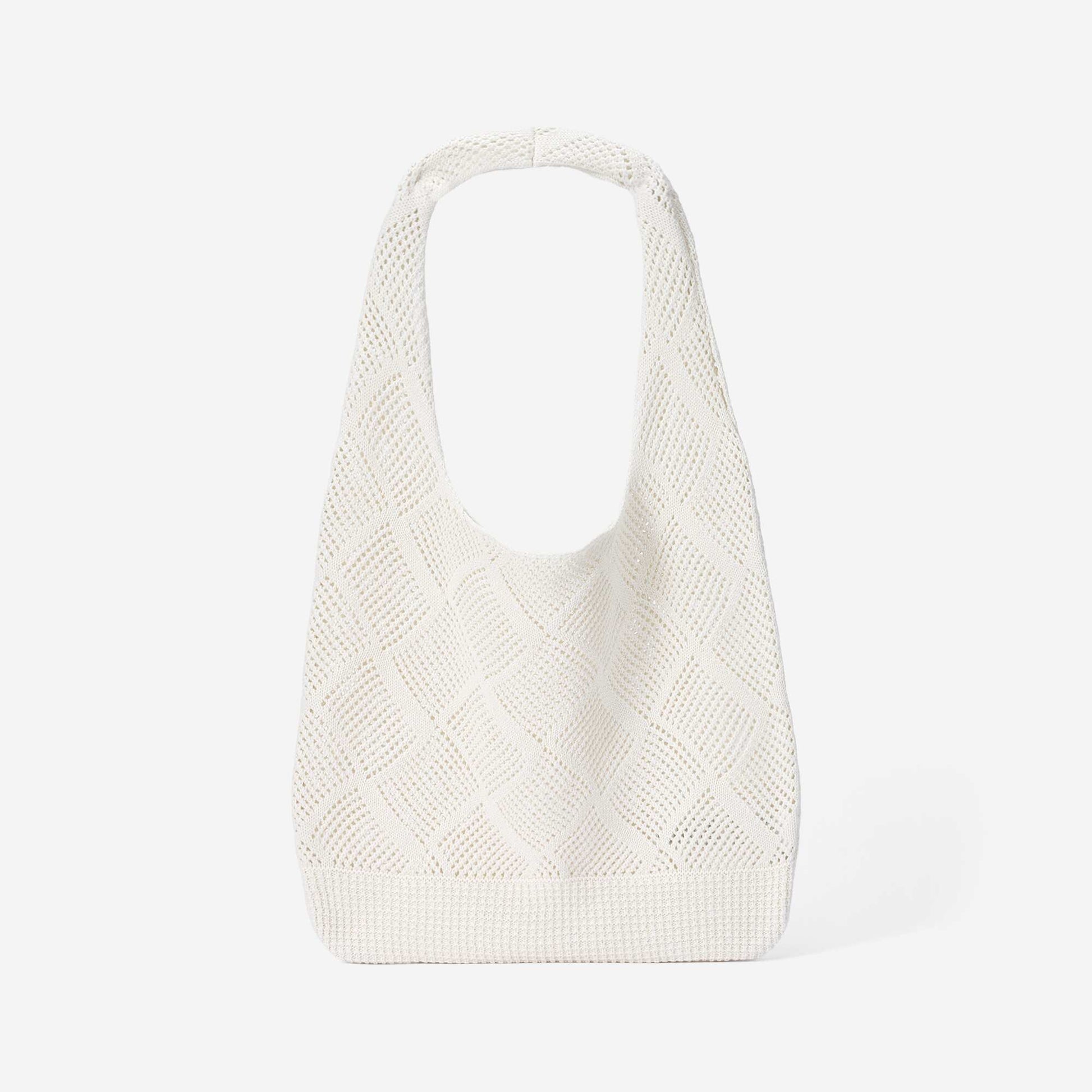 Openwork Mesh Bag BEIGE