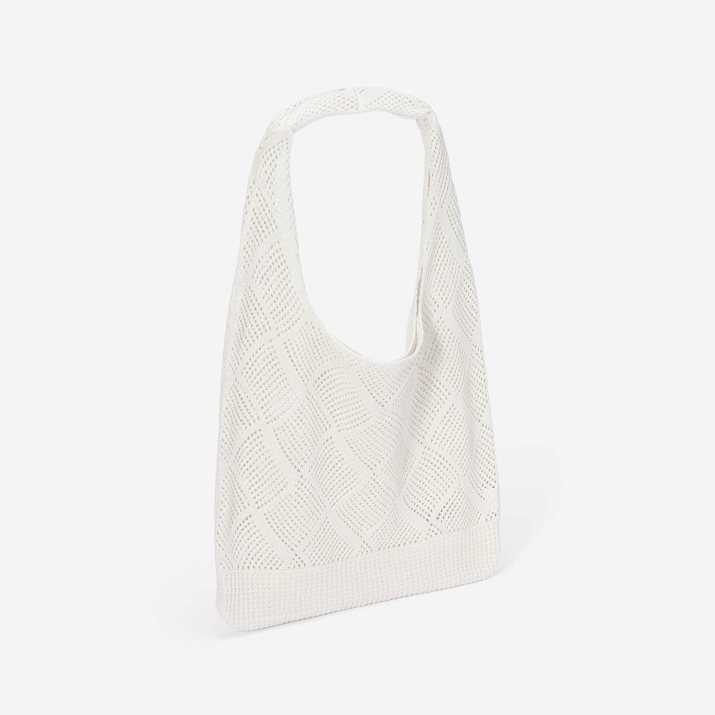 Openwork Mesh Bag BEIGE
