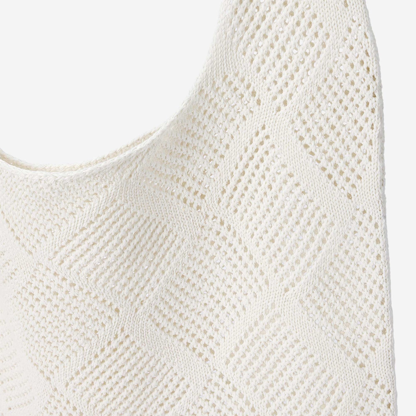 Openwork Mesh Bag BEIGE