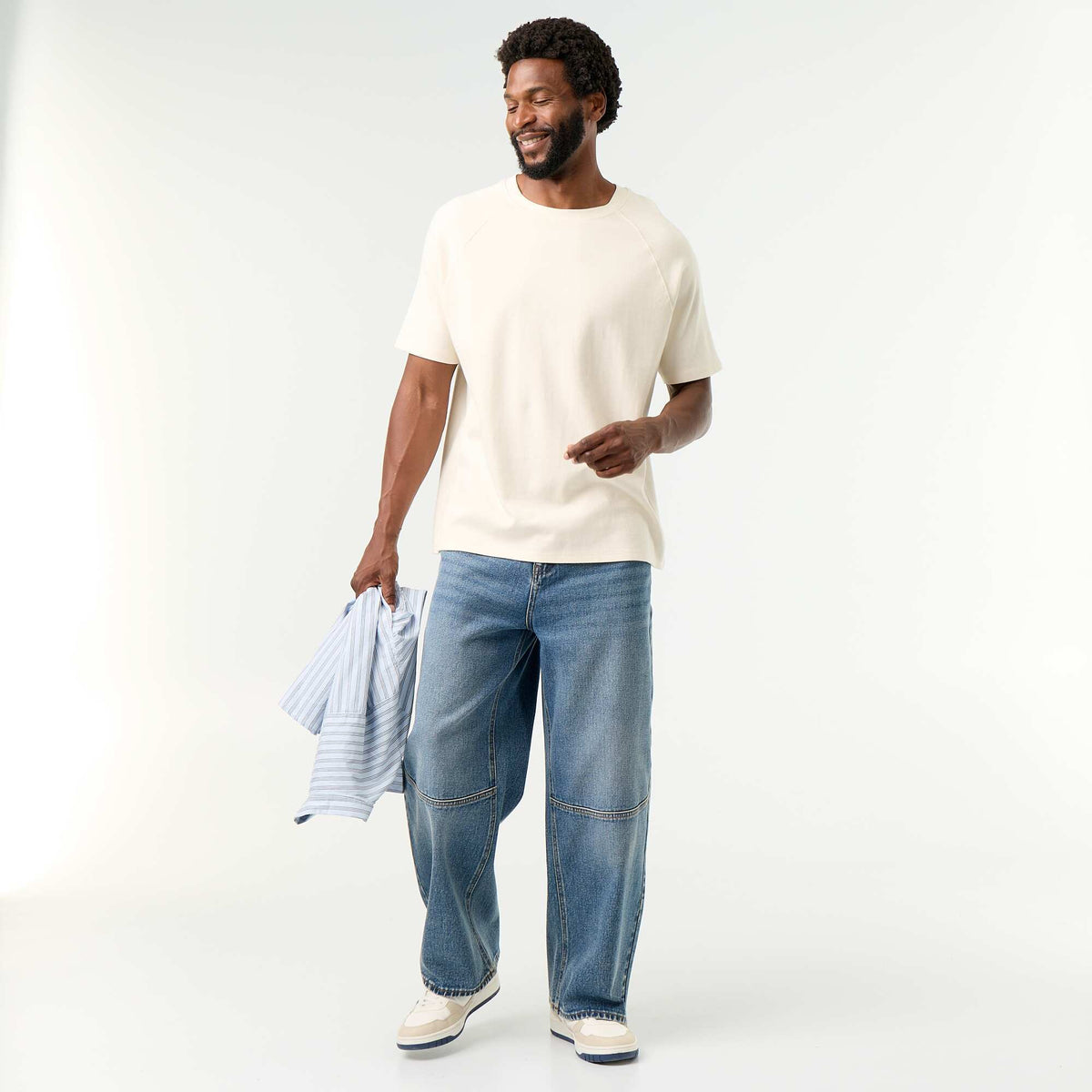 Loose fit 5-pocket jeans BLUE