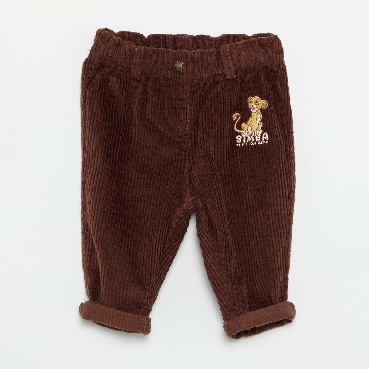 Disney Velvet Trousers BROWN