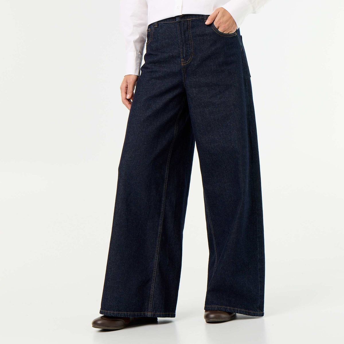 Wide leg jeans BLUE