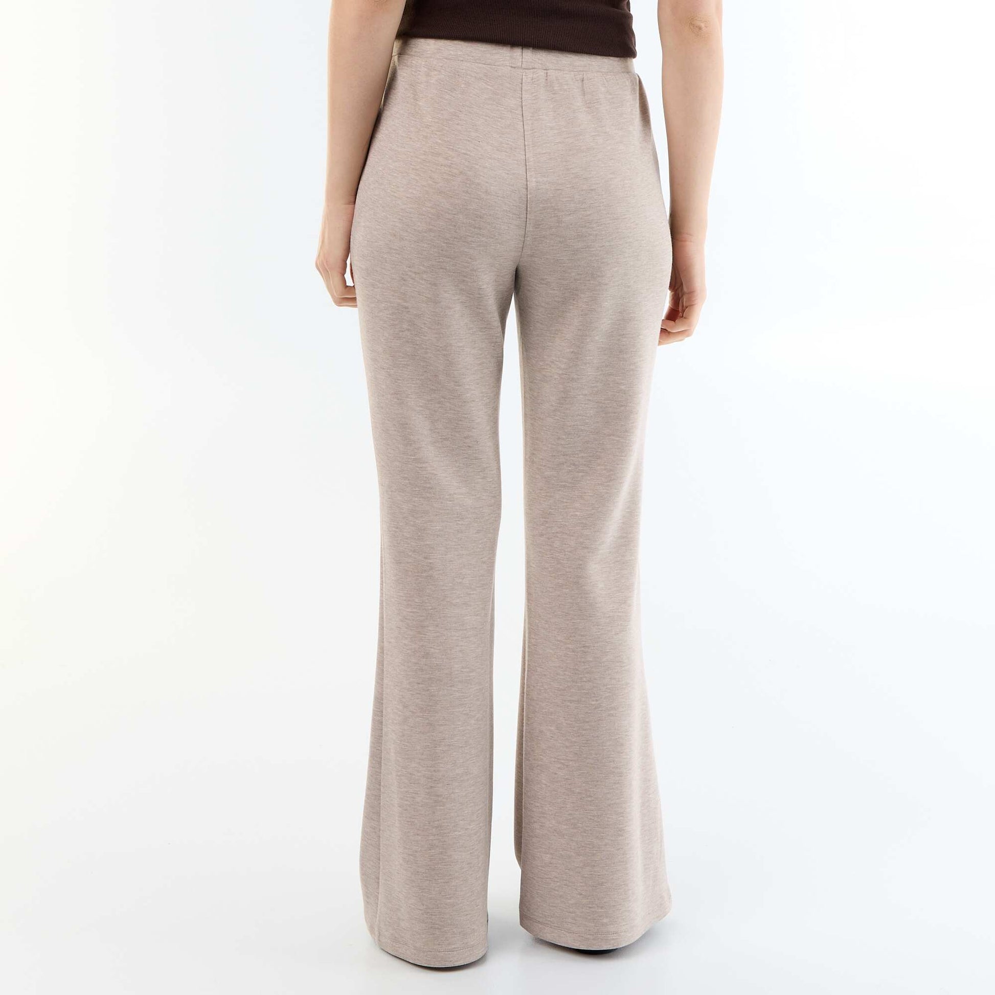 Soft flare pants BEIGE