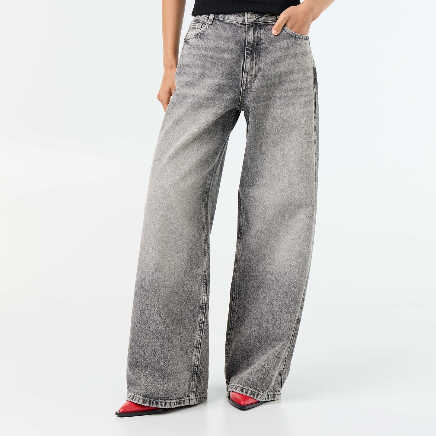 Wide Leg Jeans GREY