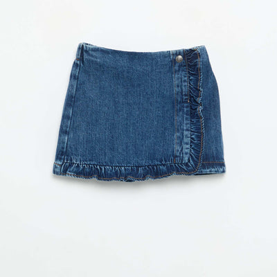 Denim Skort BLUE