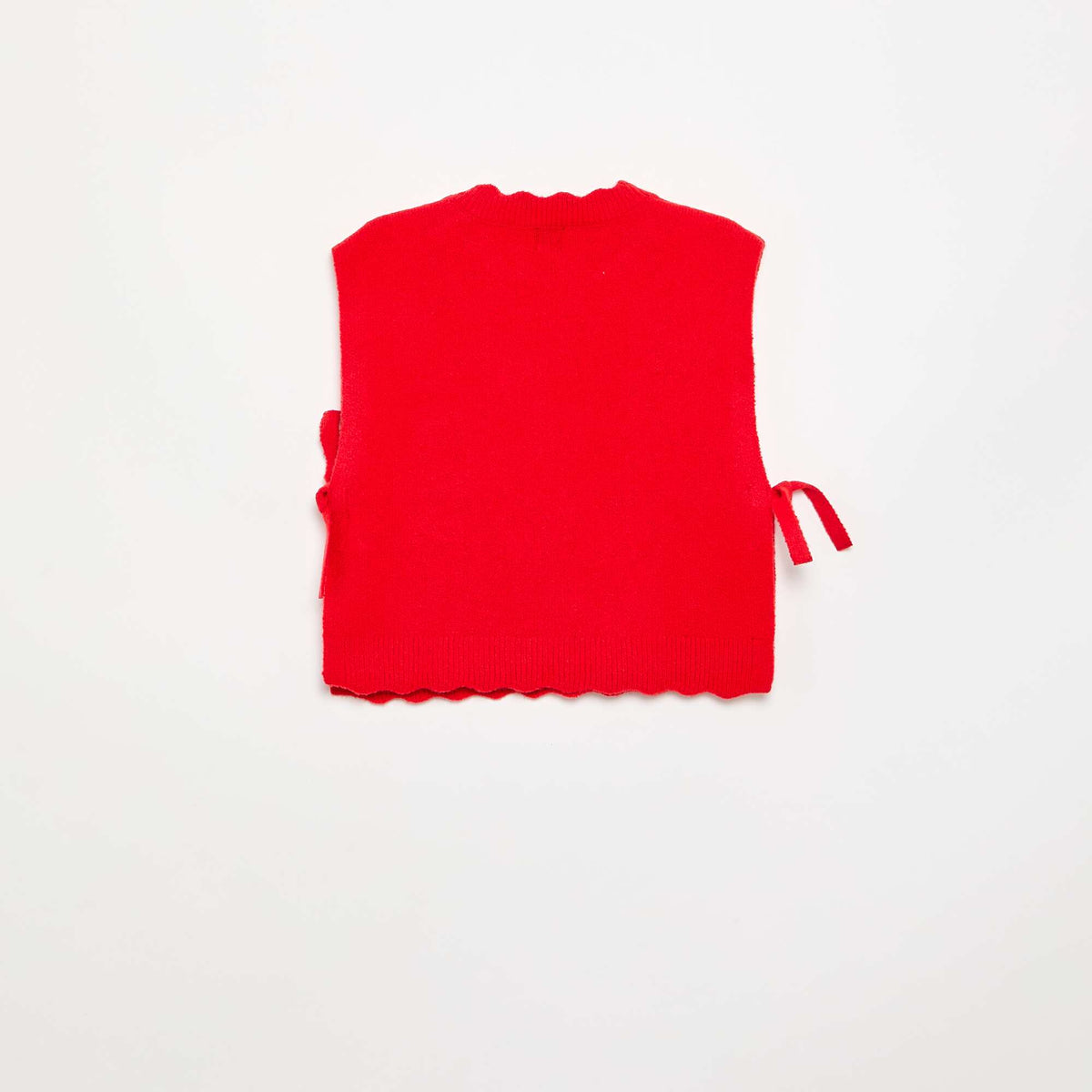 Sleeveless Jumper RED