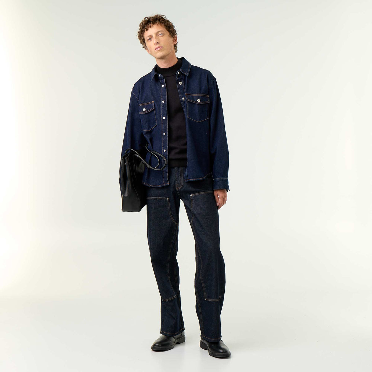Denim Overshirt BLUE