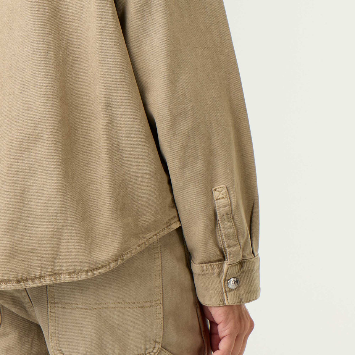 Denim Overshirt BEIGE
