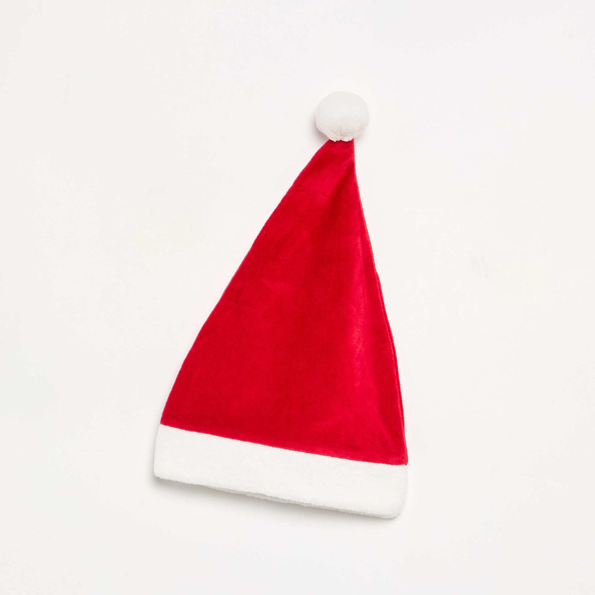 Velvet 'Christmas' 2-Piece Set: Sleepsuit & Hat RED