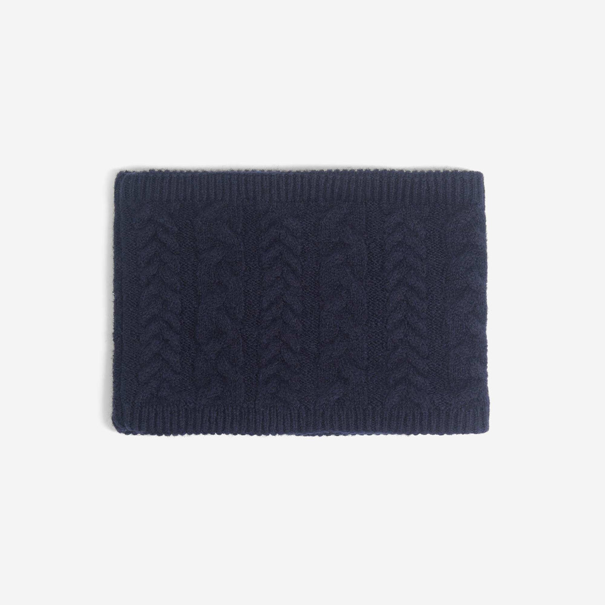 Knit Beanie and Snood Set - 2-Piece BLUE