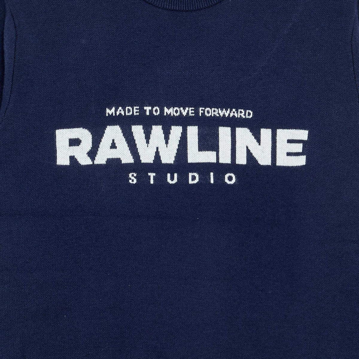 Crew neck sweater with lettering WHITE