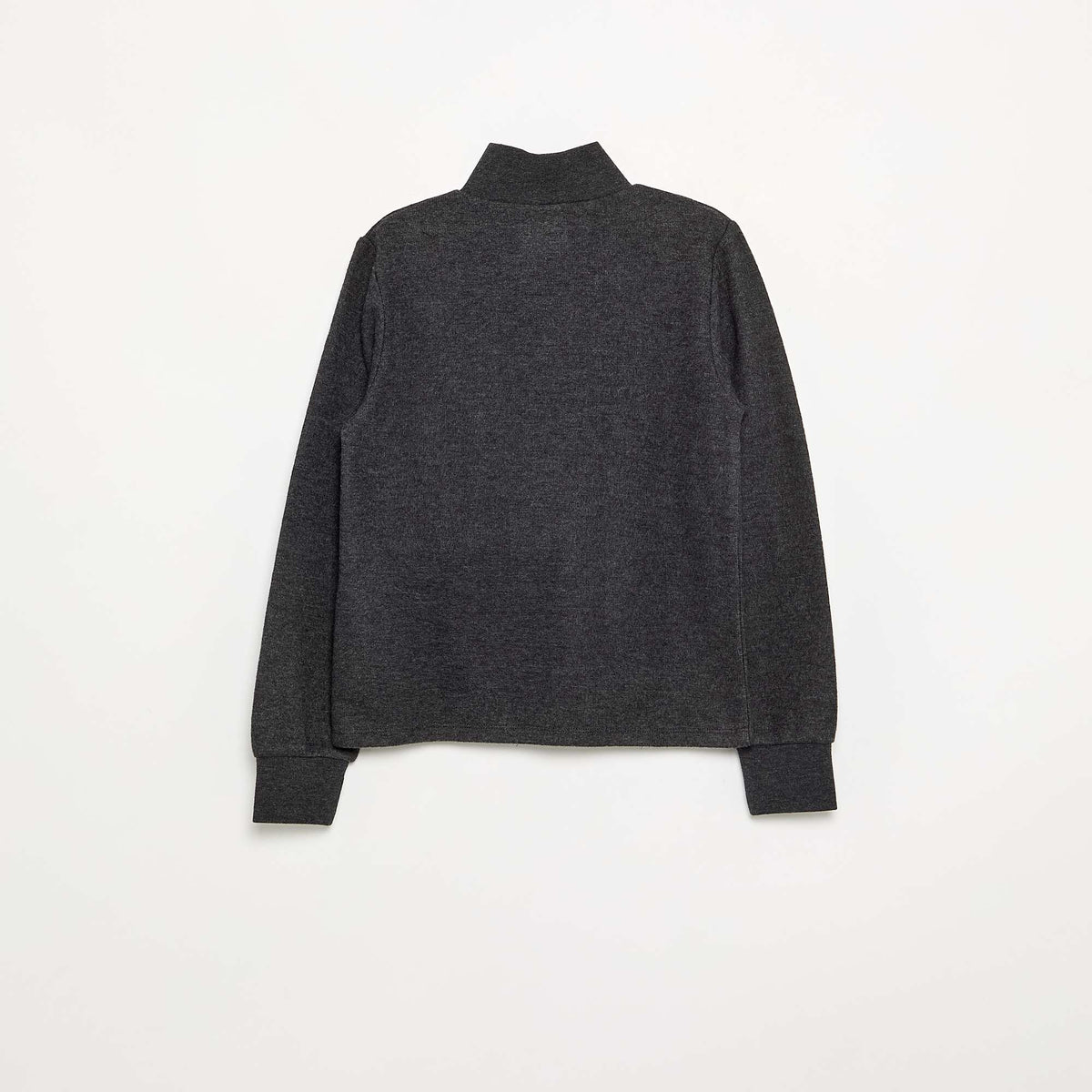 High-neck T-shirt DARK GRAY / ANTHRACITE