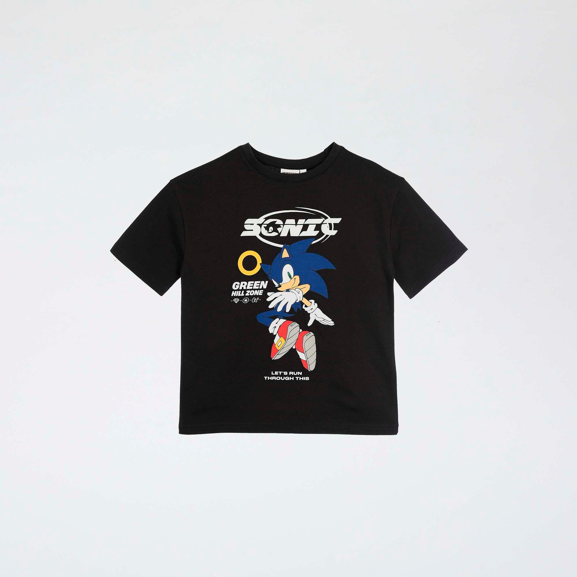 'Sonic' Short-Sleeved T-shirt BLACK