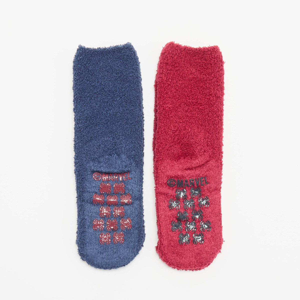 2-pack of 'Marvel' 'Spider-Man' Non-Slip Socks BLUE