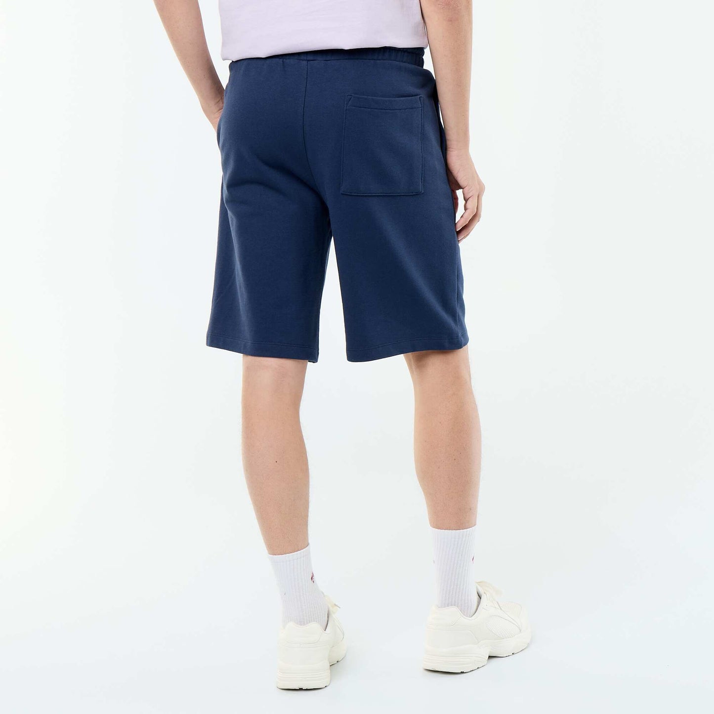 French Terry Bermuda Shorts BLUE